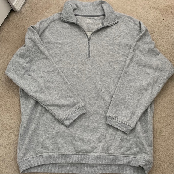 Aerie Good Vibes Oversized Quarter Zip 
